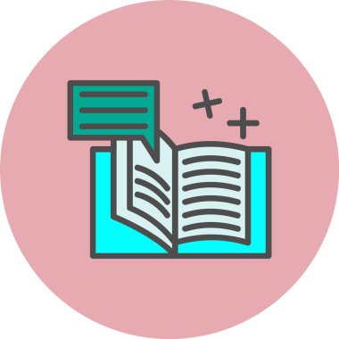 Bilgi Satırı Dolu Çember Simgesi