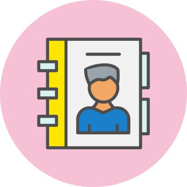 Dizin Satırı Dolu Çember Simgesi