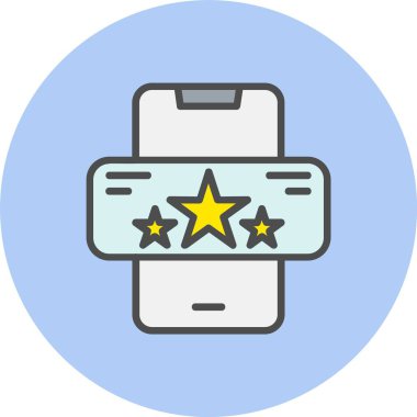 Beğeni Satırı Dolu Çember Simgesi