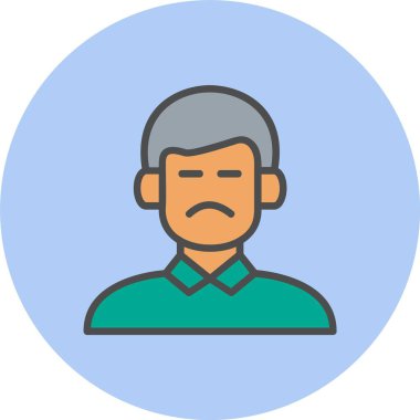 Bozuk Satır Dolu Çember Simgesi