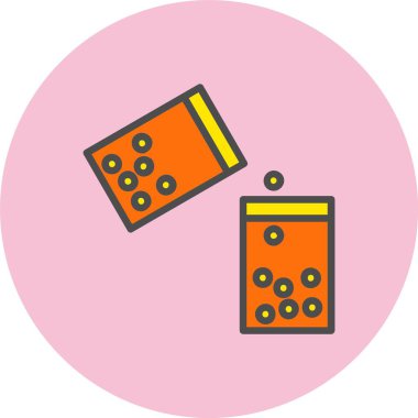 Paylaşımcı Satır Dolu Çember Simgesi