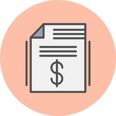 Fatura Satırı Dolu Çember Simgesi