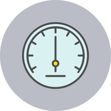 Guage Satırı Dolu Çember Simgesi