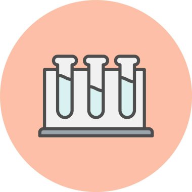 Kimyasal Satır Dolu Çember Simgesi