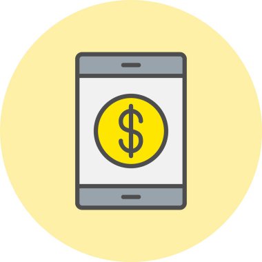 Sikke Satırı Dolu Çember Simgesi