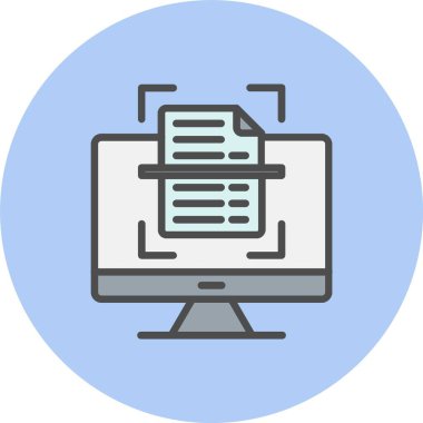 Tarayıcı Satırı Dolu Çember Simgesi