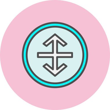 Satır Dolu Çember Simgesini Yeniden Boyutlandır