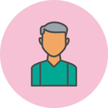 Çocuk Satırı Dolu Çember Simgesi