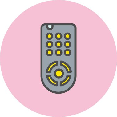 Uzak Satır Dolu Çember Simgesi