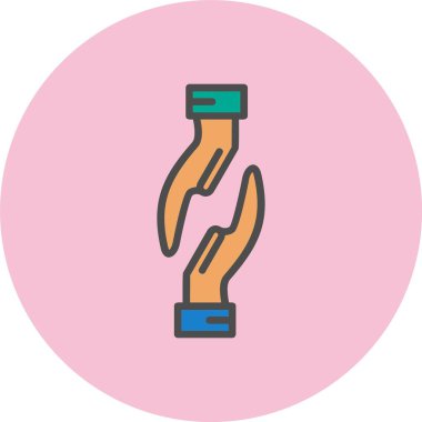 Satır Dolu Çember Simgesini Destekle