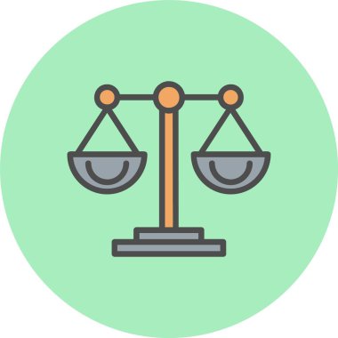 Etik Satırı Dolu Çember Simgesi