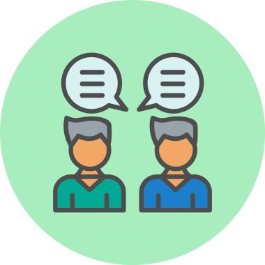 Görüş Satırı Dolu Çember Simgesi