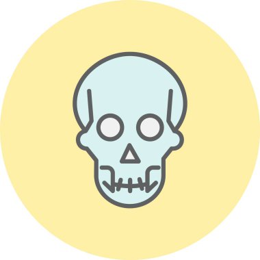 Kurukafa Satırı Dolu Çember Simgesi