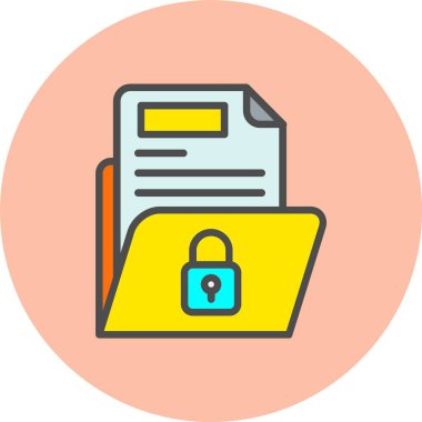 Dizin Satırı Dolu Çember Simgesi