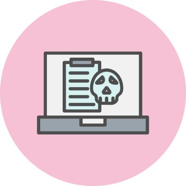 Etkilenen Satır Dolu Çember Simgesi