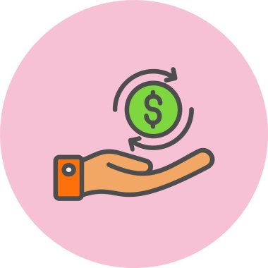 Çember Simgesi Dolu Yatırım Satırının Dönüşü