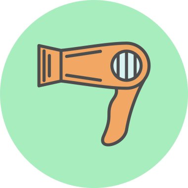 Saç Kurutma Hattı Çember Simgesi Dolduruldu