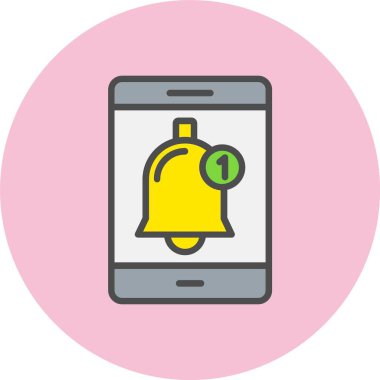 Bildirim Satırı Dolu Çember Simgesi