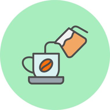 Atıcı Satırı Dolu Çember Simgesi