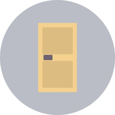 Kapı Düz Çember Simgesi