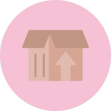 Paket Düz Çember Simgesi