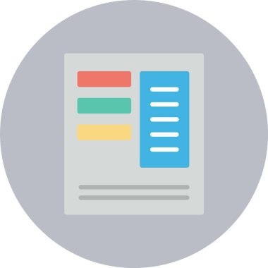 Düzen Düzeni Düz Çember Simgesi