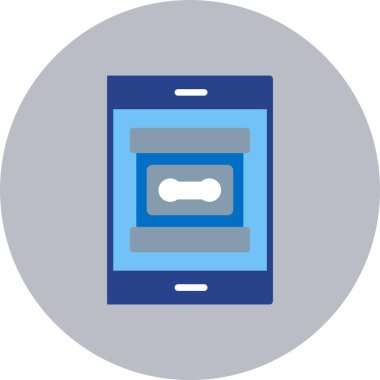 Konserve Gıda Düz Çember Simgesi