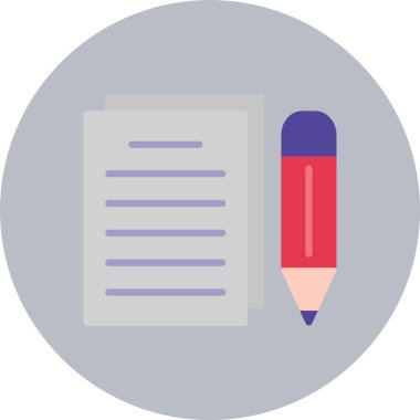 Düz Çember Simgesi Yaz