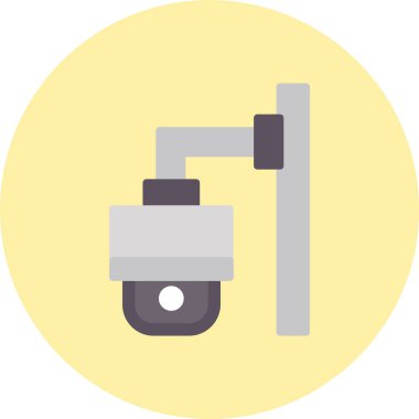 Kamera Düz Çember Simgesi