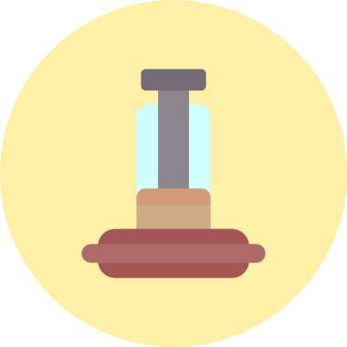 Uçak Düz Çember Simgesi