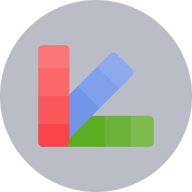 Renk Örnekleri Düz Çember Simgesi