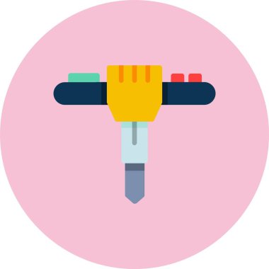 Makine Düz Çember Simgesi