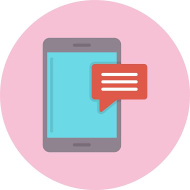 İleti Düz Çember Simgesi