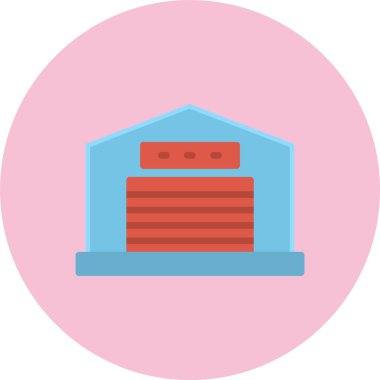 Depo Düz Çember Simgesi