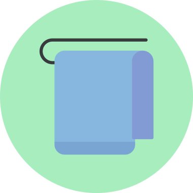 Havlu Düz Çember Simgesi