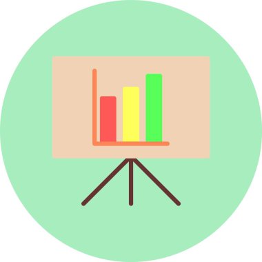 Sunum Düz Çember Simgesi