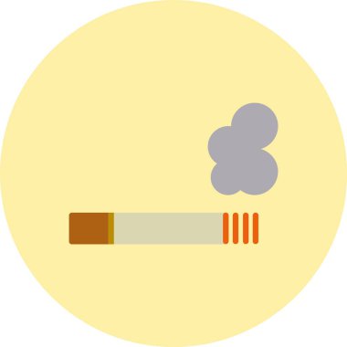 Cigrette Düz Çember Simgesi