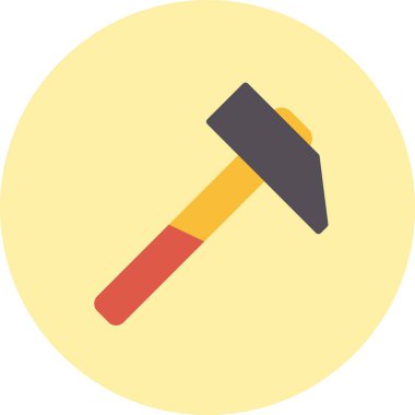 Çekiç Düz Çember Simgesi