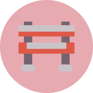 Bariyer Düz Çember Simgesi