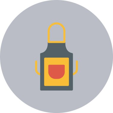 Önlük Düz Çember Simgesi