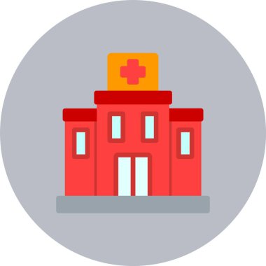 Hastane Binası Daire Simgesi