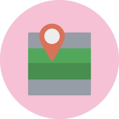 Konum Düz Çember Simgesi