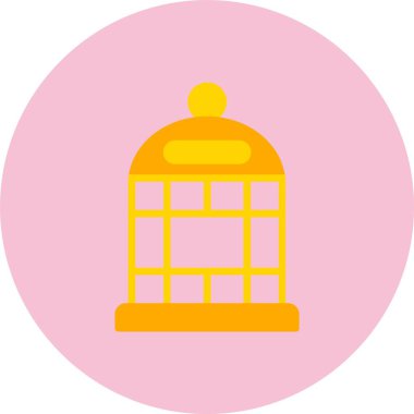 Kuş Kafesi Düz Çember Simgesi