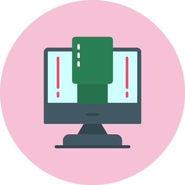 Amonestation Düz Çember Simgesi