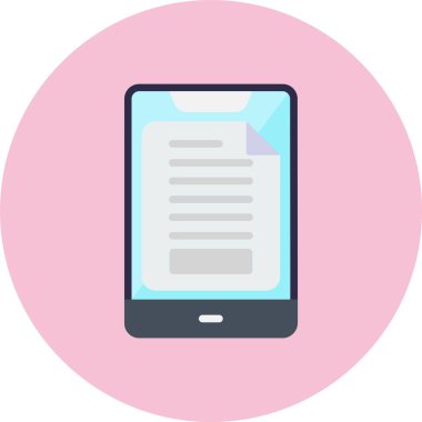 Zarf Düz Çember Simgesi