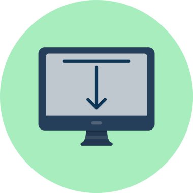 Arayüz Düz Çember Simgesi