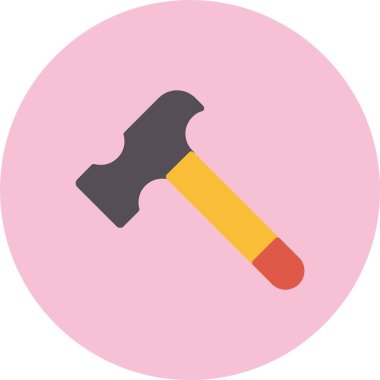 Çekiç Düz Çember Simgesi