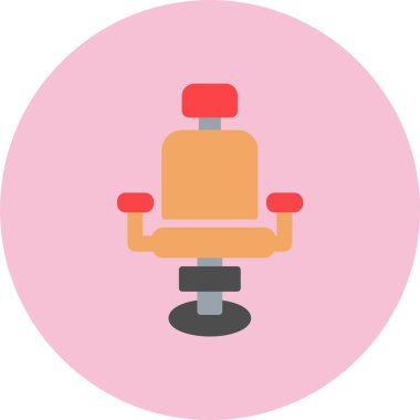 Berber Sandalyesi Düz Çember Simgesi