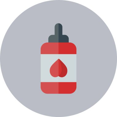 Vape Sıvı Düz Çember Simgesi