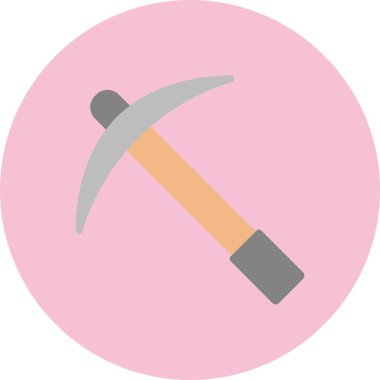 Kazma Düz Çember Simgesi